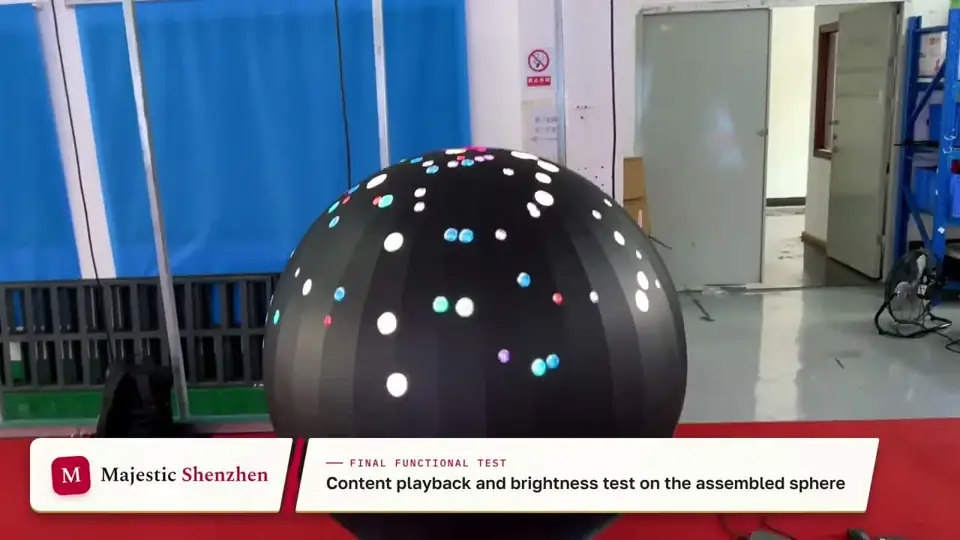 LED Sphere Pre-Shipment Inspection
