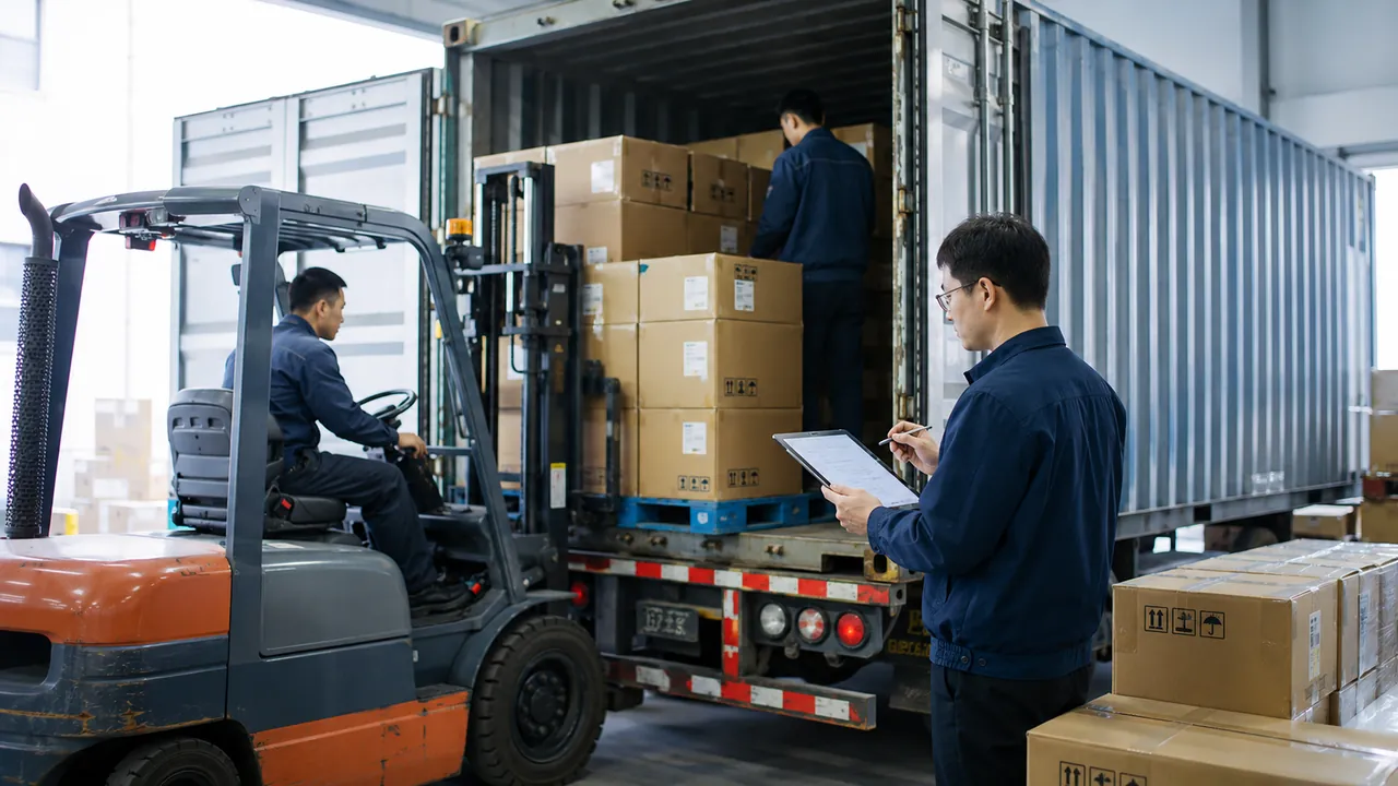 Consolidated container loading control